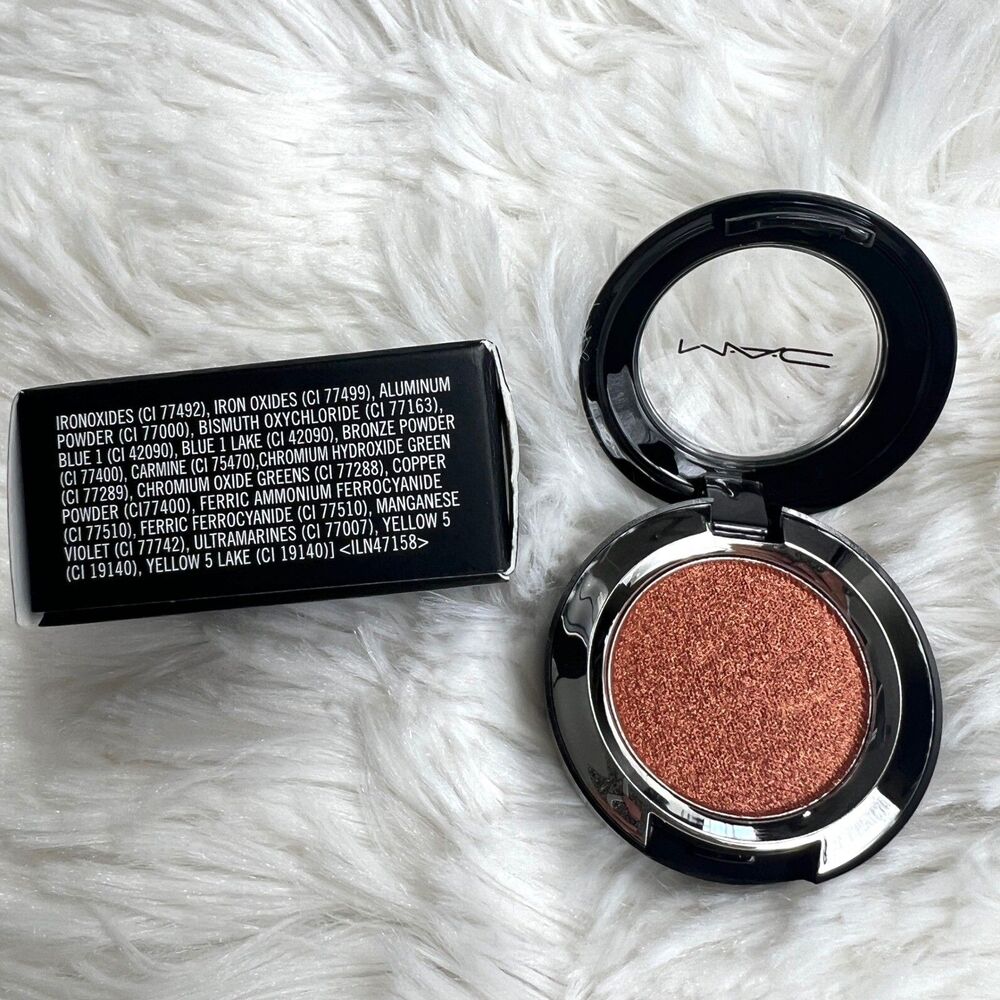 MAC Dazzleshadow Extreme Couture Copper Metallic Eyeshadow 0.05oz New - Picture 8 of 11